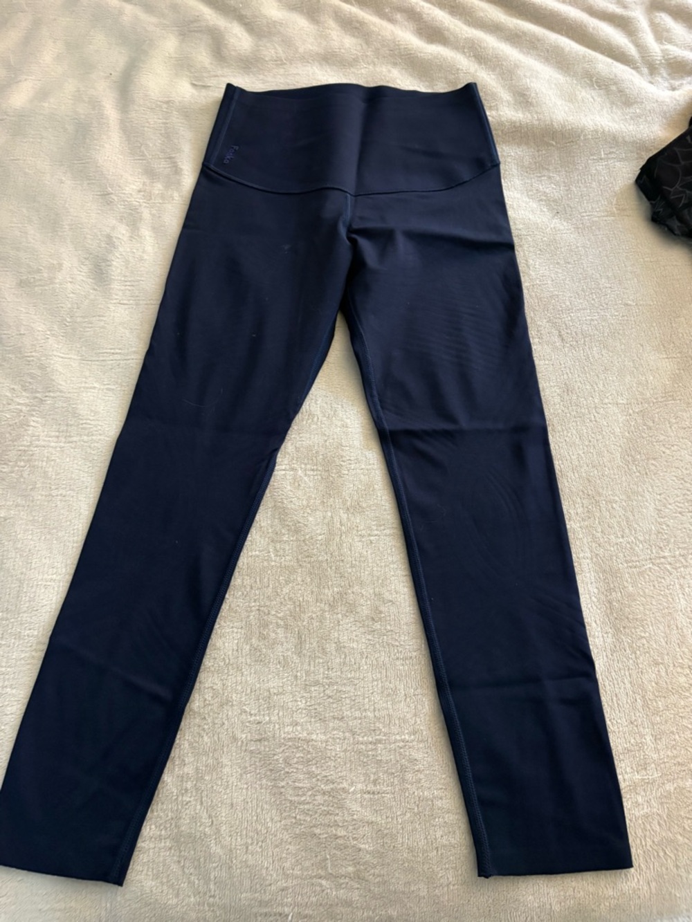 Navy Blue High-Waist Athletic Leggings
